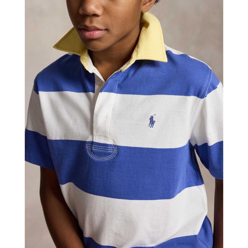 Polo Ralph Lauren Striped Cotton Short-Sleeve Rugby Shirt image number 2